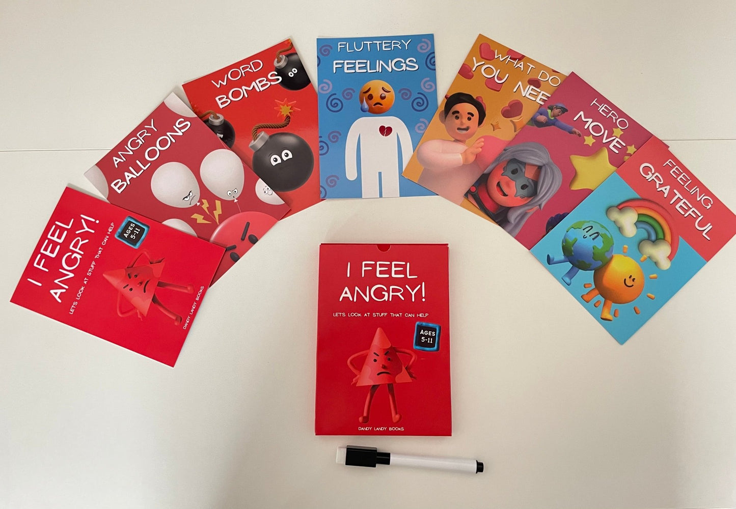 ©️ I Feel Angry - Flashcards for ages 5-11 - DandyLandyBooks